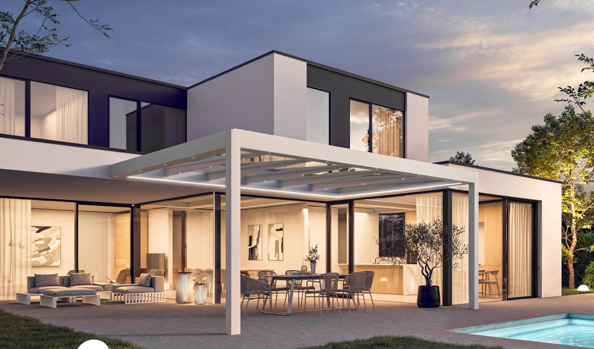 Glass Roof Pergolas