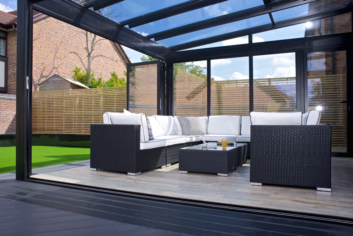 glass roof conservatory