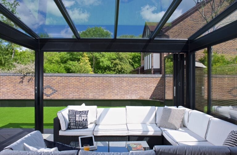 glass roof conservatory