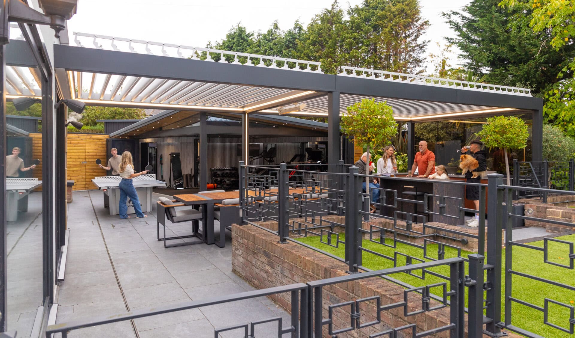 4m x 9m House Connected Pergola, Harrogate