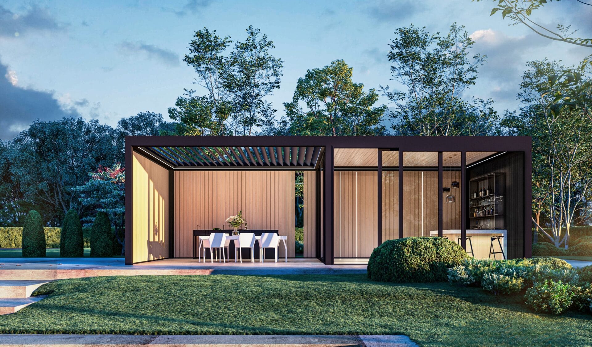 Combination Roof Pergolas