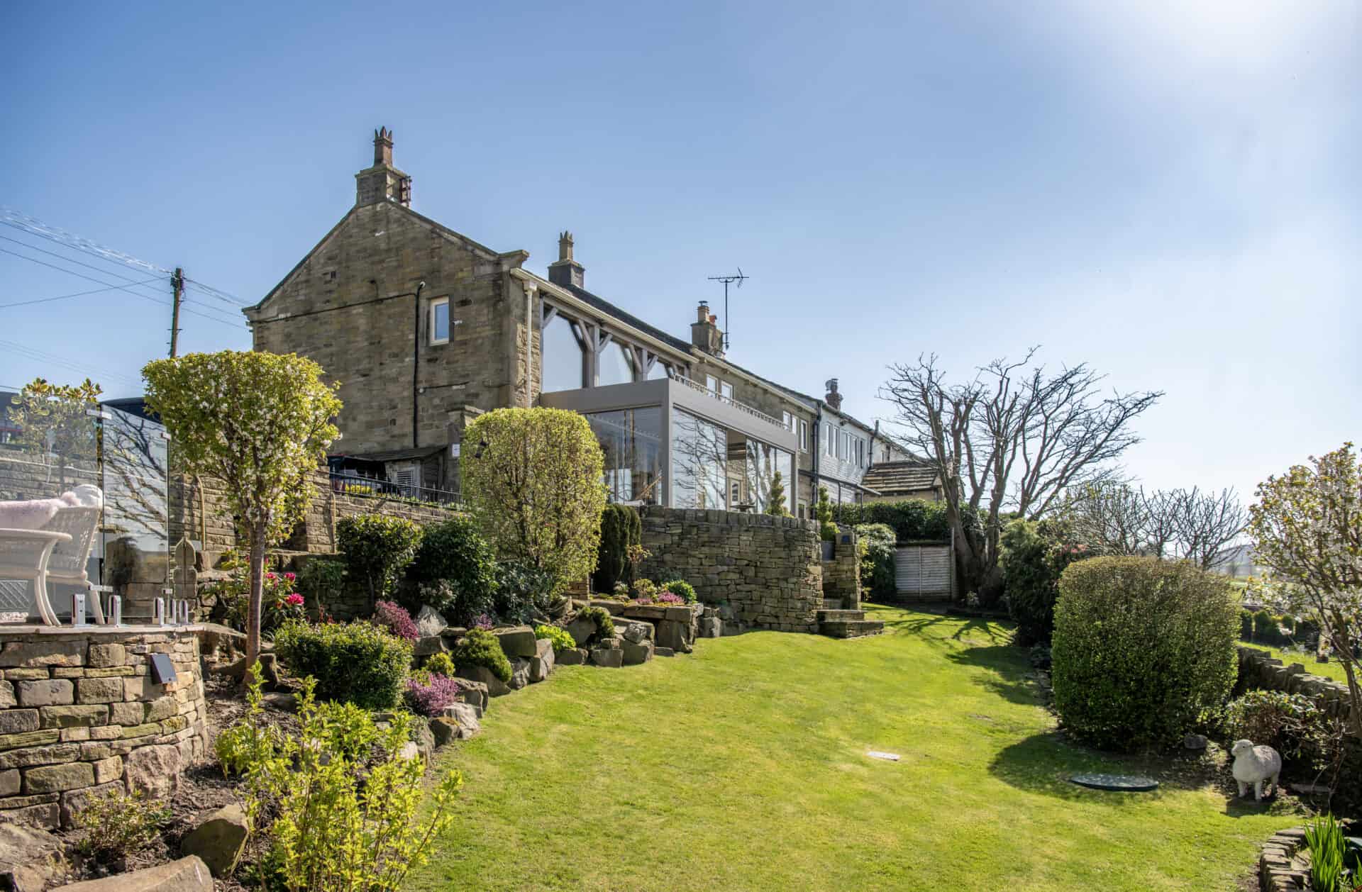 6100mm x 2700mm Wall Mounted Pergola, Huddersfield